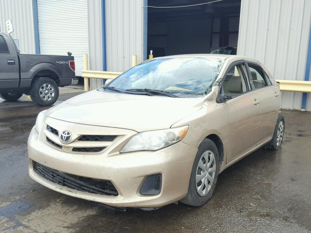 2T1BU4EEXBC536634 - 2011 TOYOTA COROLLA BA GOLD photo 2