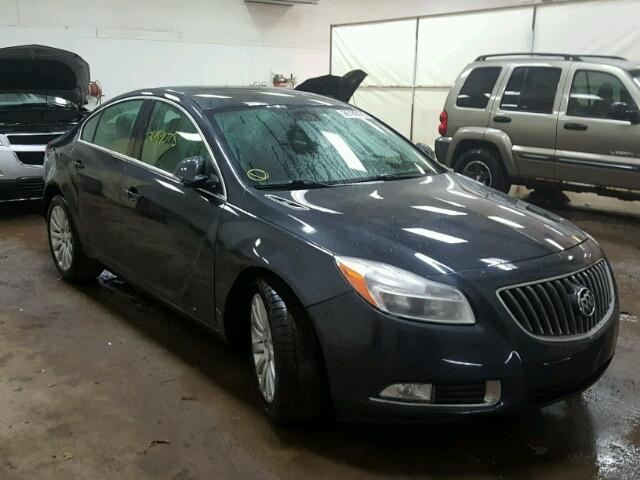2G4GR5EK3C9163419 - 2012 BUICK REGAL GRAY photo 1