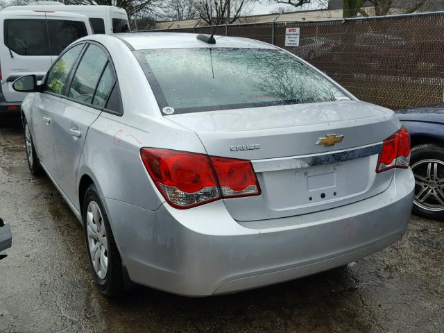 1G1PA5SH2F7111444 - 2015 CHEVROLET CRUZE LS SILVER photo 3