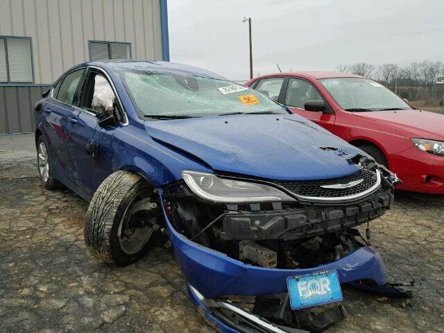 1C3CCCAB1FN535909 - 2015 CHRYSLER 200 LIMITE BLUE photo 1