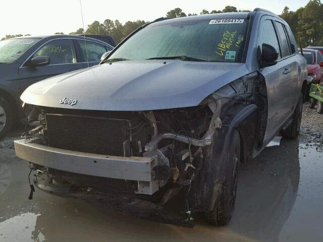 1C4NJCBA2FD318200 - 2015 JEEP COMPASS SP GRAY photo 2