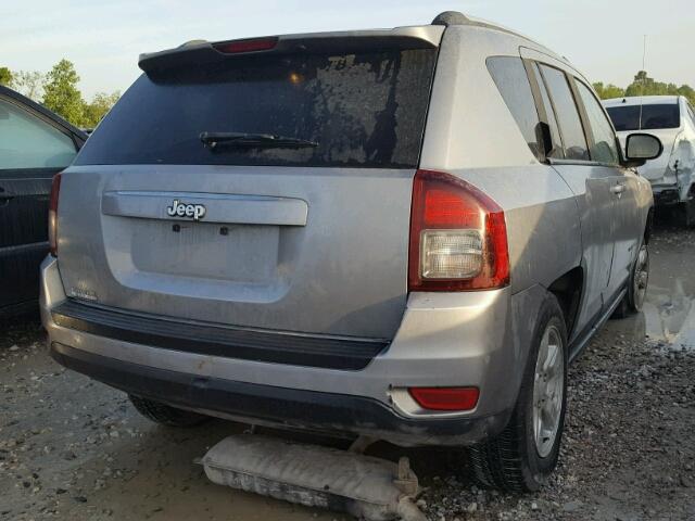 1C4NJCBA2FD318200 - 2015 JEEP COMPASS SP GRAY photo 4