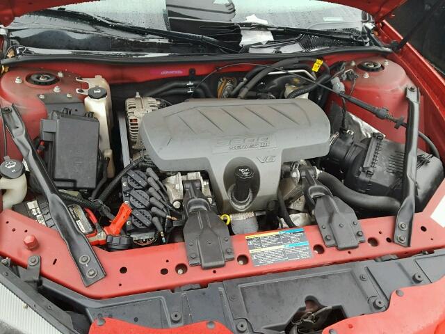 2G2WP552481184828 - 2008 PONTIAC GRAND PRIX RED photo 7
