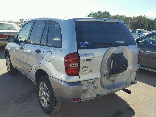 JTEGD20V550058733 - 2005 TOYOTA RAV4 SILVER photo 3