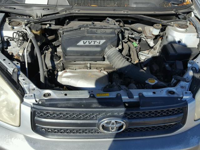 JTEGD20V550058733 - 2005 TOYOTA RAV4 SILVER photo 7