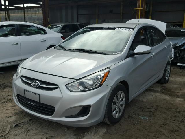 KMHCT4AE6FU817251 - 2015 HYUNDAI ACCENT GLS SILVER photo 2