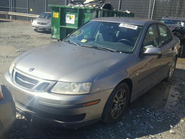 YS3FB45S151040054 - 2005 SAAB 9-3 LINEAR GRAY photo 2