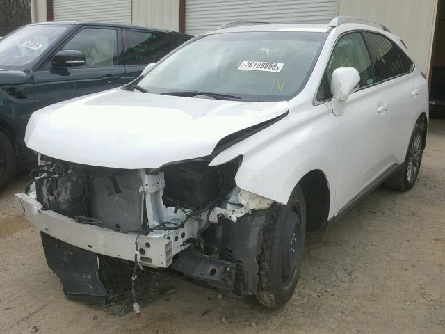 2T2ZK1BA2EC144283 - 2014 LEXUS RX 350 WHITE photo 2