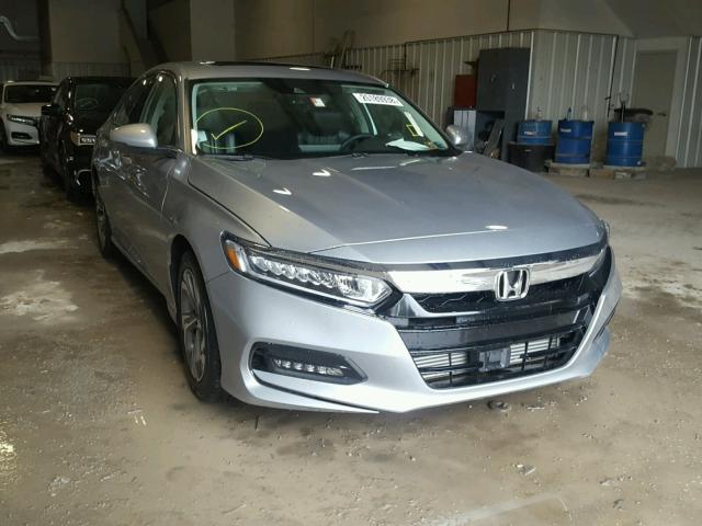 1HGCV1F59JA058502 - 2018 HONDA ACCORD EXL GRAY photo 1