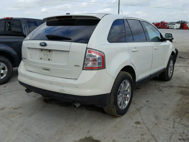 2FMDK3JC2ABA80743 - 2010 FORD EDGE SEL WHITE photo 4