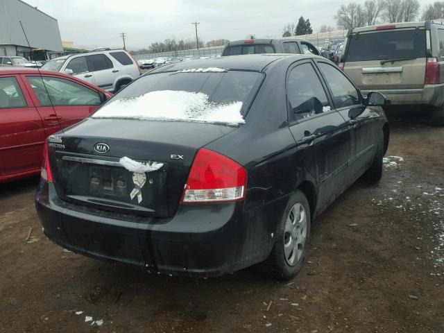 KNAFE122975442978 - 2007 KIA SPECTRA EX BLACK photo 4