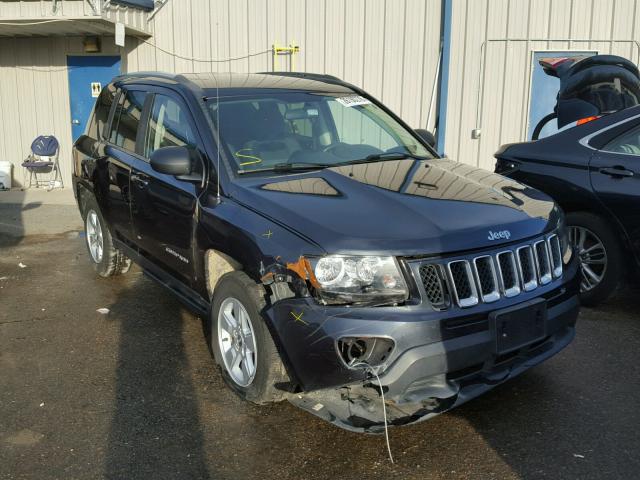 1C4NJCBA0ED803675 - 2014 JEEP COMPASS SP BLUE photo 1