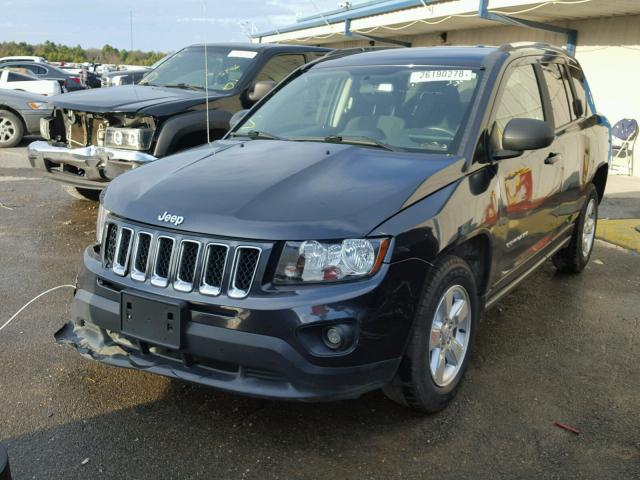 1C4NJCBA0ED803675 - 2014 JEEP COMPASS SP BLUE photo 2