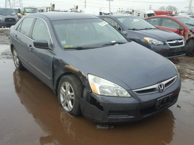 1HGCM56386A151382 - 2006 HONDA ACCORD SE BLUE photo 1