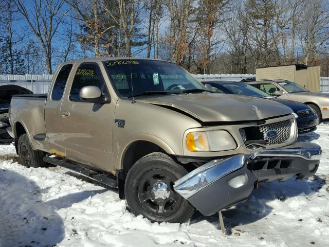 2FTRX08WXXCB09550 - 1999 FORD F150 TAN photo 1