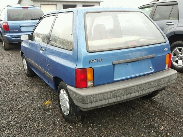 KNJBT06K0J6120692 - 1988 FORD FESTIVA L BLUE photo 3