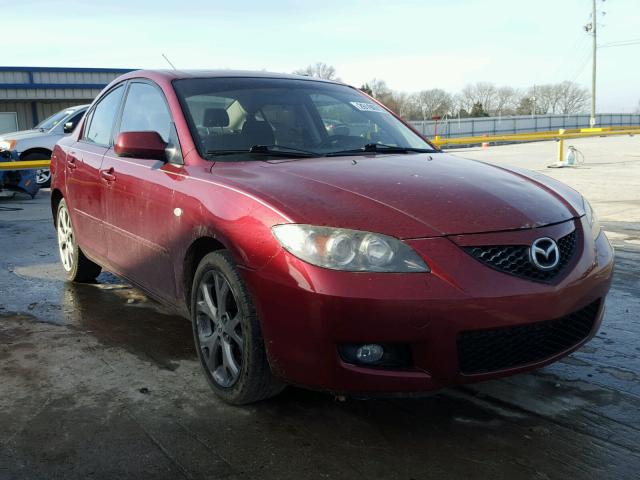 JM1BK32F781115299 - 2008 MAZDA 3 I MAROON photo 1