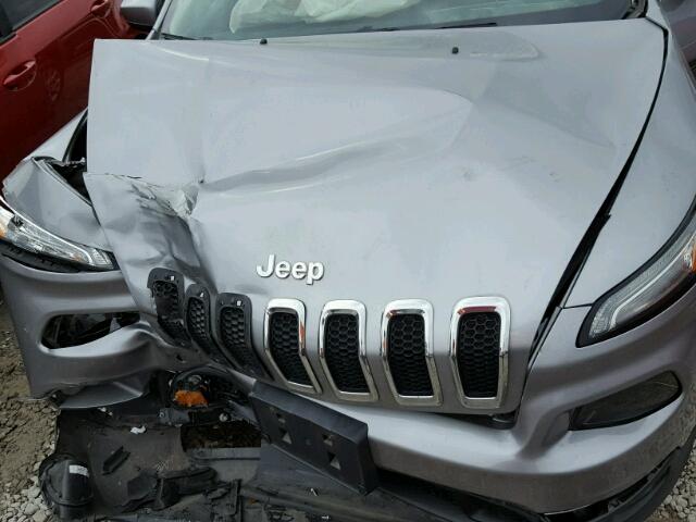 1C4PJLCB8FW694288 - 2015 JEEP CHEROKEE L GRAY photo 7