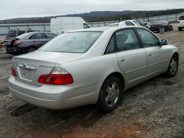 4T1BF28B83U295124 - 2003 TOYOTA AVALON XL SILVER photo 4