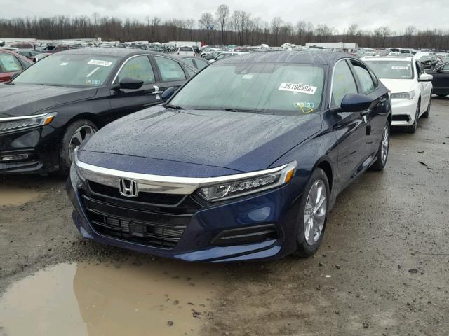 1HGCV1F15JA056517 - 2018 HONDA ACCORD LX BLUE photo 2