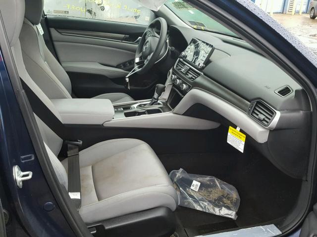 1HGCV1F15JA056517 - 2018 HONDA ACCORD LX BLUE photo 5