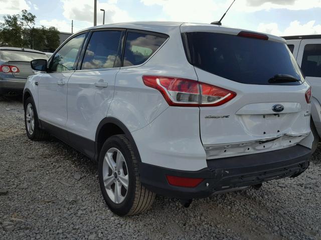 1FMCU0GX8GUB40235 - 2016 FORD ESCAPE SE WHITE photo 3