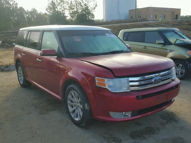 2FMGK5CC6ABD00584 - 2010 FORD FLEX SEL MAROON photo 1