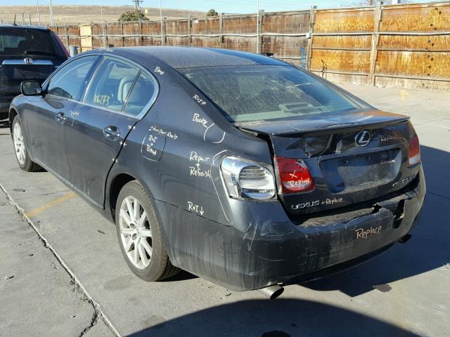 JTHCH96S260008756 - 2006 LEXUS GS GENERAT GRAY photo 3