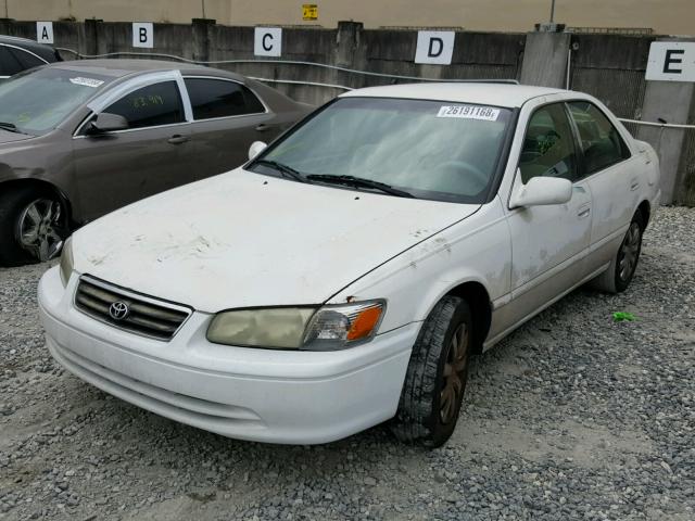 4T1BG22K41U808002 - 2001 TOYOTA CAMRY CE WHITE photo 2