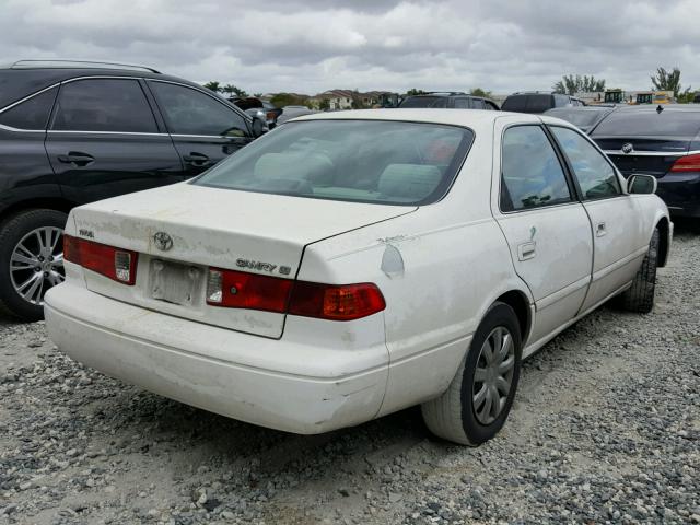 4T1BG22K41U808002 - 2001 TOYOTA CAMRY CE WHITE photo 4