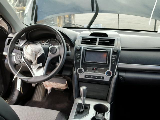 4T1BF1FK5CU016998 - 2012 TOYOTA CAMRY BASE BLACK photo 9