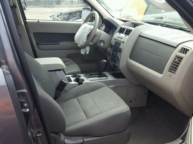 1FMCU03G69KA50330 - 2009 FORD ESCAPE XLT GRAY photo 5