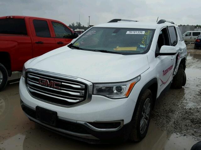 1GKKNSLSXHZ144024 - 2017 GMC ACADIA SLE WHITE photo 2