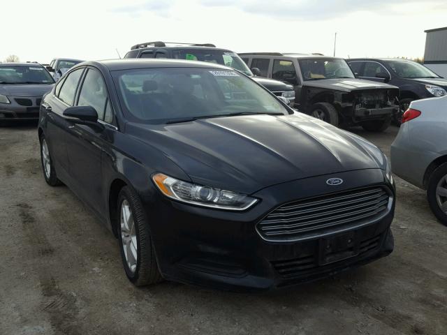 1FA6P0H70F5125850 - 2015 FORD FUSION SE BLACK photo 1