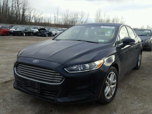 1FA6P0H70F5125850 - 2015 FORD FUSION SE BLACK photo 2