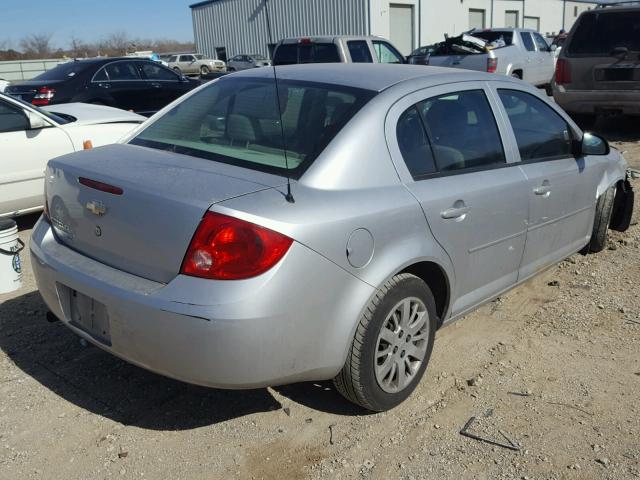 1G1AD5F57A7147734 - 2010 CHEVROLET COBALT 1LT SILVER photo 4