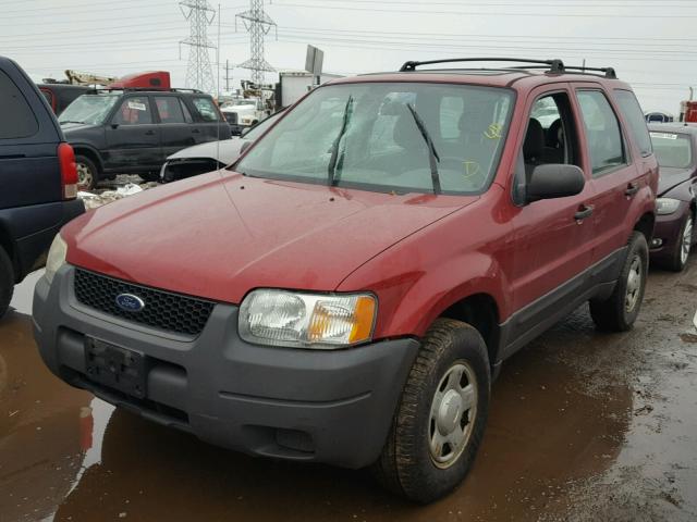 1FMYU02134DA00355 - 2004 FORD ESCAPE XLS RED photo 2