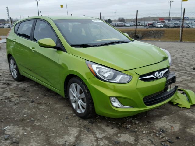 KMHCU5AE0CU006267 - 2012 HYUNDAI ACCENT GLS GREEN photo 1