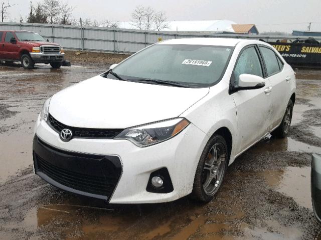 5YFBURHE5GP548349 - 2016 TOYOTA COROLLA L WHITE photo 2