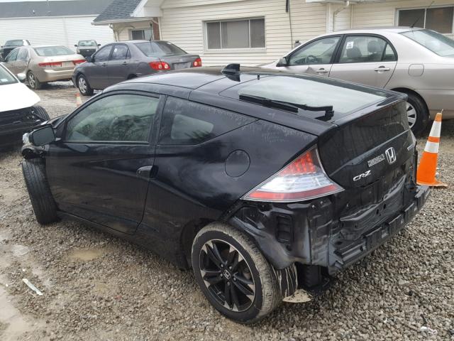 JHMZF1D68FS003587 - 2015 HONDA CR-Z EX BLACK photo 3