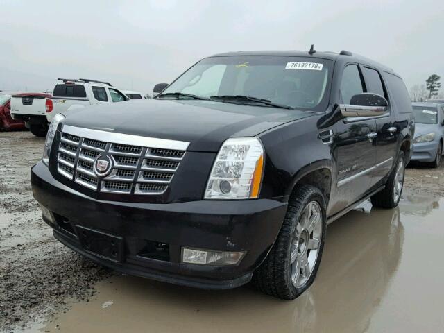 1GYS3JEF8BR274848 - 2011 CADILLAC ESCALADE E BLACK photo 2