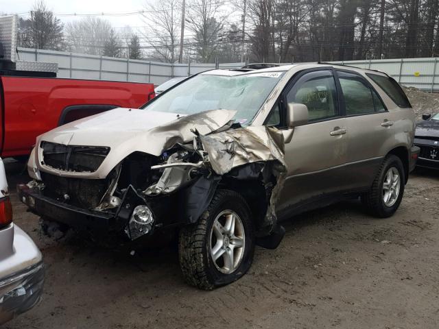 JTJGF10UX30153749 - 2003 LEXUS RX 300 TAN photo 2