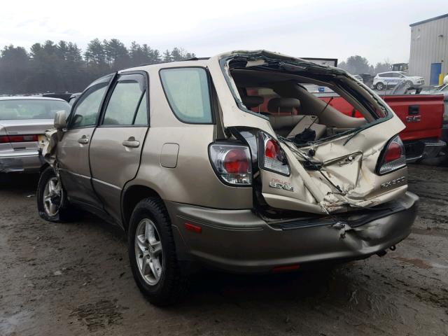 JTJGF10UX30153749 - 2003 LEXUS RX 300 TAN photo 3