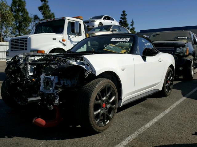 JC1NFAEK4H0120011 - 2017 FIAT 124 SPIDER WHITE photo 2