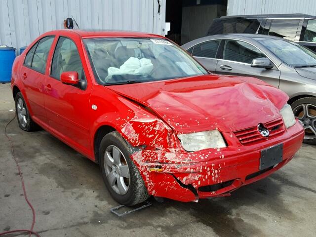 3VWSK69M03M000817 - 2003 VOLKSWAGEN JETTA GLS RED photo 1