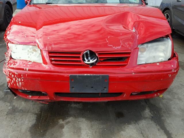 3VWSK69M03M000817 - 2003 VOLKSWAGEN JETTA GLS RED photo 7