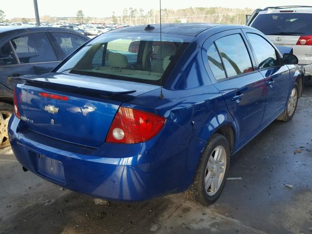 1G1AL52FX57512396 - 2005 CHEVROLET COBALT LS BLUE photo 4