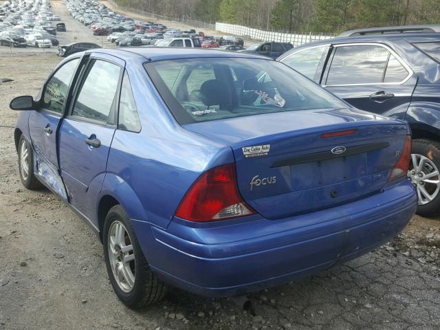 1FAFP34373W265209 - 2003 FORD FOCUS SE C BLUE photo 3