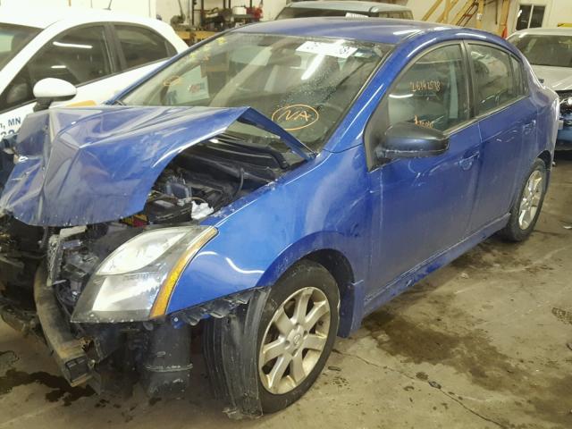 3N1AB6AP1BL662479 - 2011 NISSAN SENTRA 2.0 BLUE photo 2