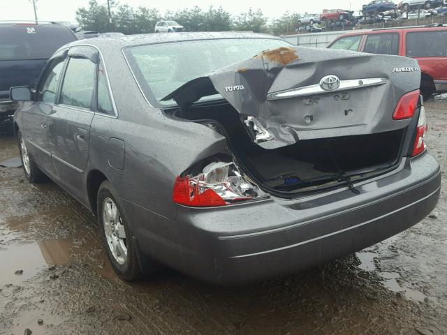 4T1BF28B93U328230 - 2003 TOYOTA AVALON XL GRAY photo 3